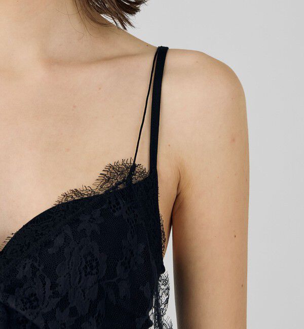 DES PRES「シルクドットプリント  キャミソール」|シャツ・ブラウス|