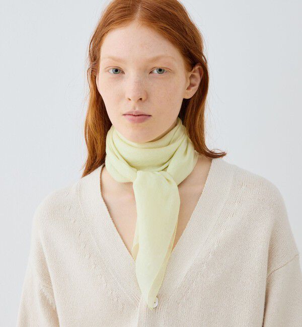 TOMORROWLAND GOODS「GALERIE VIE FU ラミーカシミヤスカーフ」|ストール|