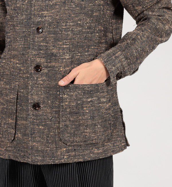 TOMORROWLAND MENS「TOMORROWLAND PILGRIM シルクコットン ハンドカバーシャツ」|ブルゾン・スタジャン|