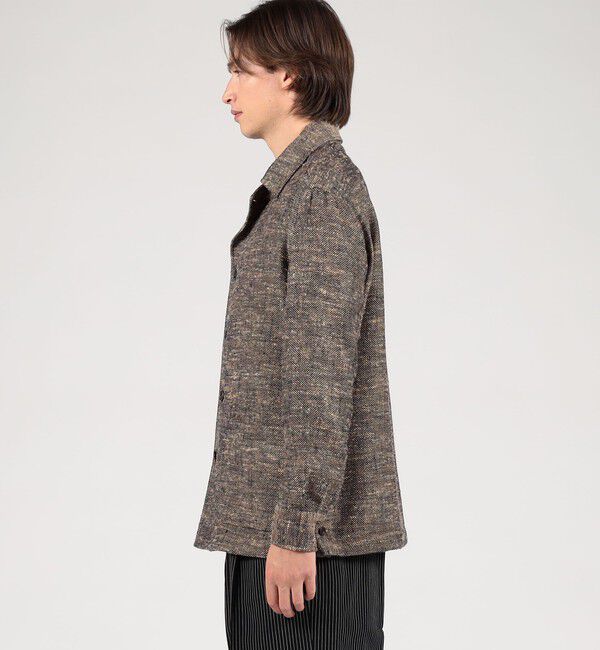 TOMORROWLAND MENS「TOMORROWLAND PILGRIM シルクコットン ハンドカバーシャツ」|ブルゾン・スタジャン|