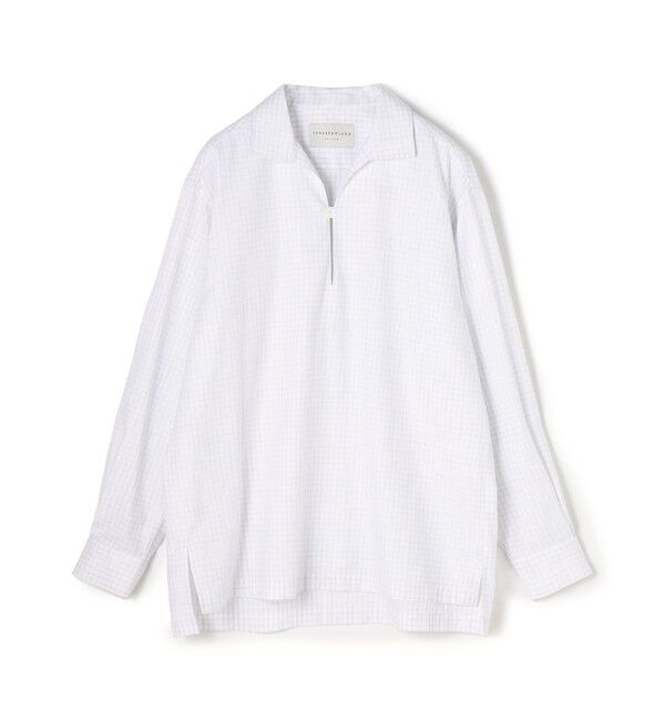 TOMORROWLAND MENS「コットン プルオーバーシャツ」|シャツ・ブラウス|12 ホワイト系