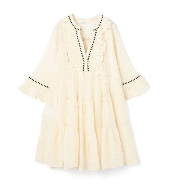 TOMORROWLAND GOODS「Devotion TWINS   EFISTO ショートドレス」|チュニック|12 ホワイト系