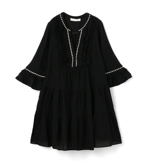 TOMORROWLAND GOODS「Devotion TWINS   EFISTO ショートドレス」|チュニック|18 ブラック系