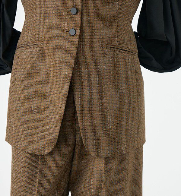 Ballsey「Tiffany スクエアネックジレ」|ベスト・ジレ|