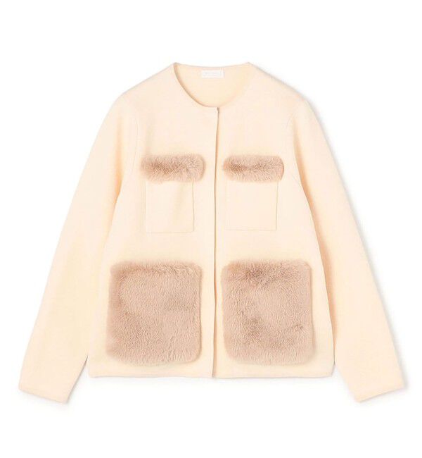 Ballsey「ウールポリエステルミラノリブ 4ポケットカーディガン」|カーディガン|11 ホワイト