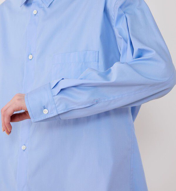 GALERIE VIE「スムースドライコットン メンズライクシャツ」|シャツ・ブラウス|