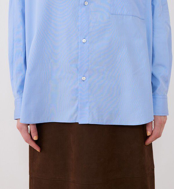 GALERIE VIE「スムースドライコットン メンズライクシャツ」|シャツ・ブラウス|