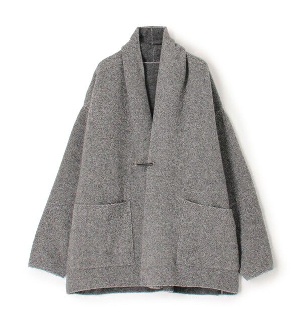 GALERIE VIE「ウールダブルフェイスパイル ショールカラーショートコート」|その他|16 グレー系