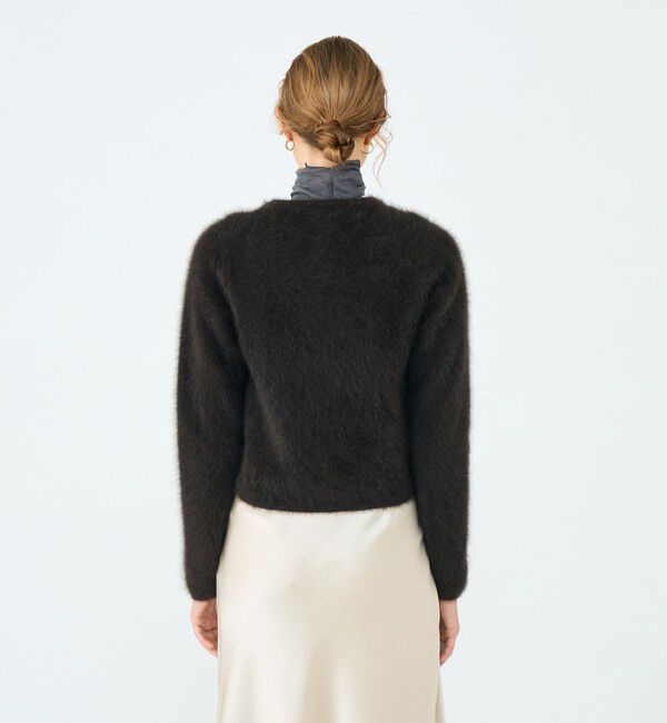 Ballsey「フラッフィーヤーン クルーネックカーディガン」|カーディガン|