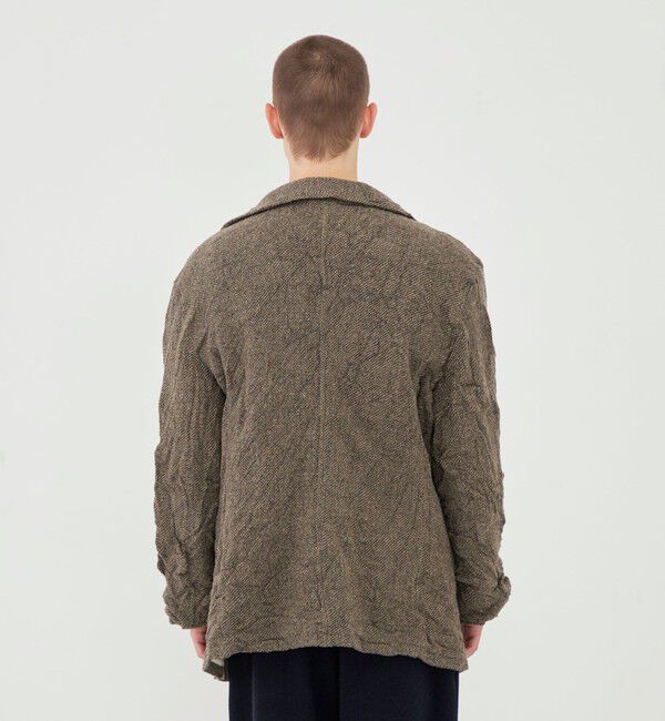 GALERIE VIE「リンクルニット ボタンレスジャケット」|テーラードジャケット|