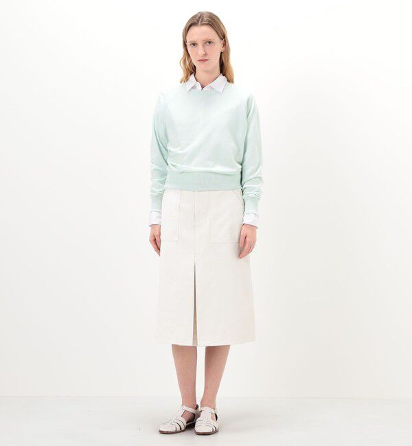 MACPHEE「コットンテリー クルーネックプルオーバー」|スウェット・ジャージ|