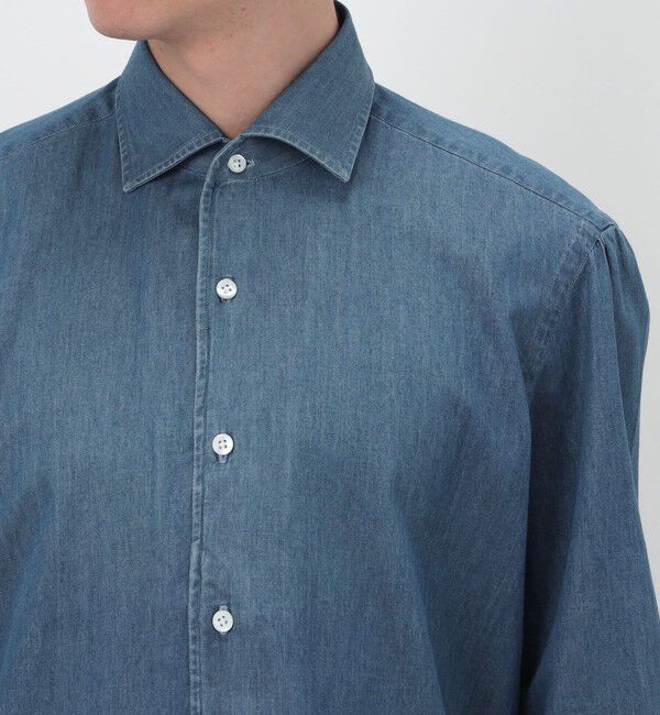 TOMORROWLAND BUYING WEAR「【別注】Maria Santagelo コットンデニム ワンピースカラーシャツ」|シャツ・ブラウス|