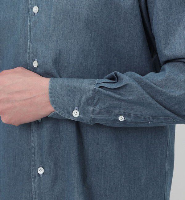 TOMORROWLAND BUYING WEAR「【別注】Maria Santagelo コットンデニム ワンピースカラーシャツ」|シャツ・ブラウス|