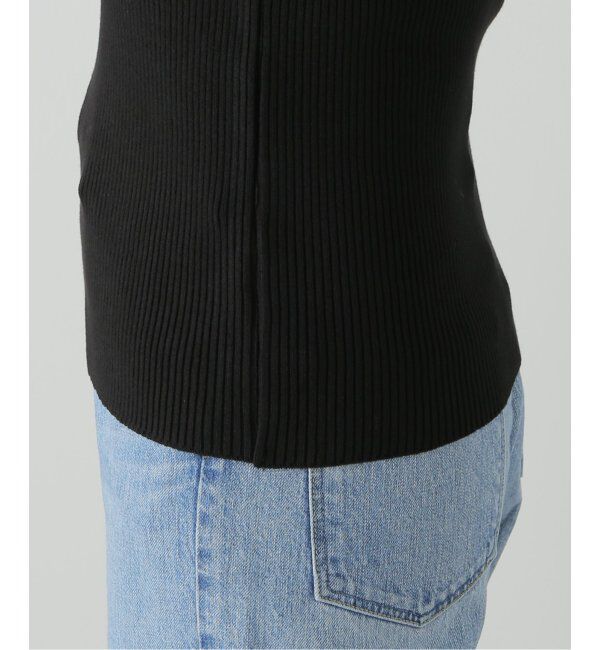  「LIVINGTONE DOLK ZIPPER FLY HIGH NECK KNIT LT-KNIT2-07：ニット」|ニット・セーター|