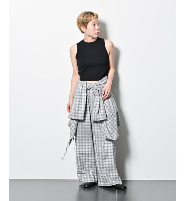  「BASERANGE 別注LINBER パンツ」|スラックス|