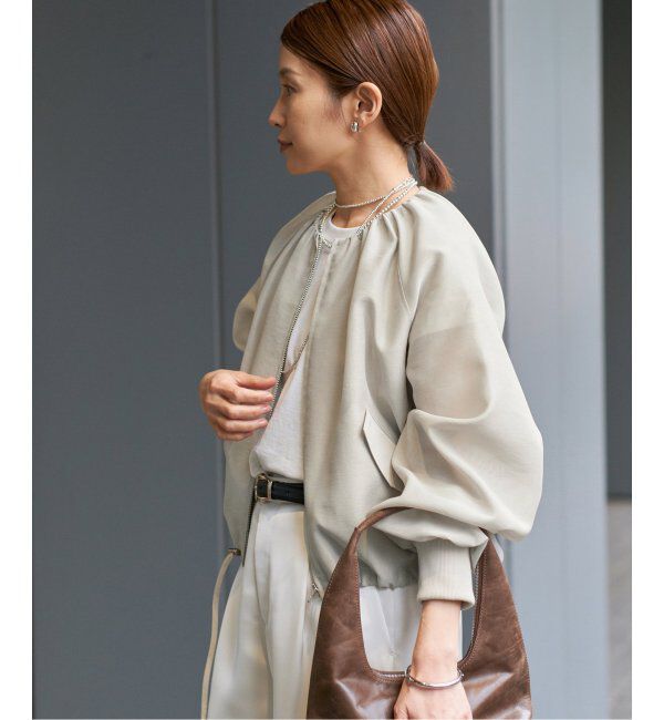 IENA「シアーノーカラーブルゾン」|その他|