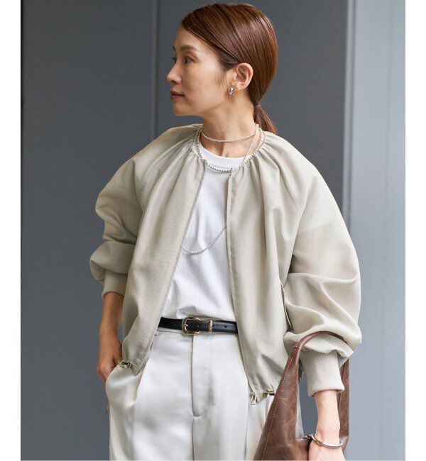 IENA「シアーノーカラーブルゾン」|その他|