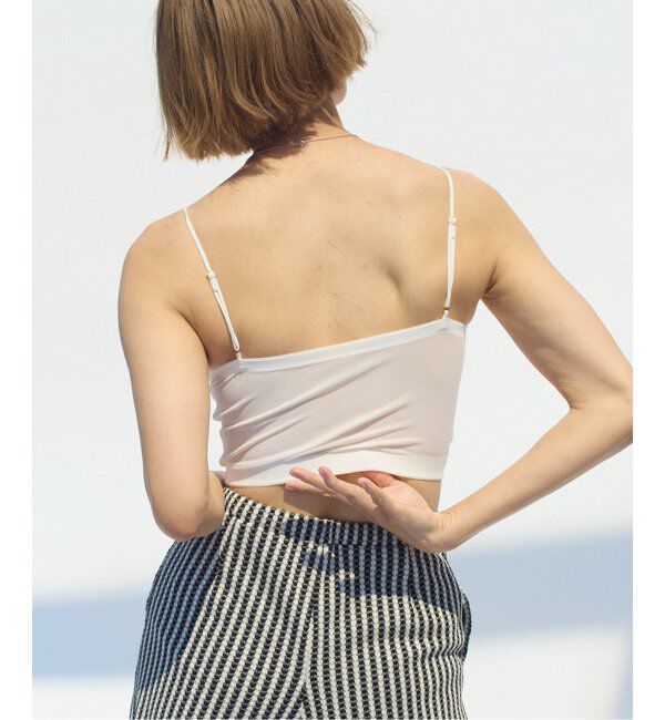 IENA「【EMILY WEEK &times; IENA】サテン クロップドバンドゥブラ」|インナー|