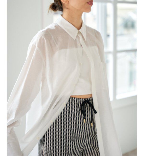 IENA「【EMILY WEEK &times; IENA】サテン クロップドバンドゥブラ」|インナー|