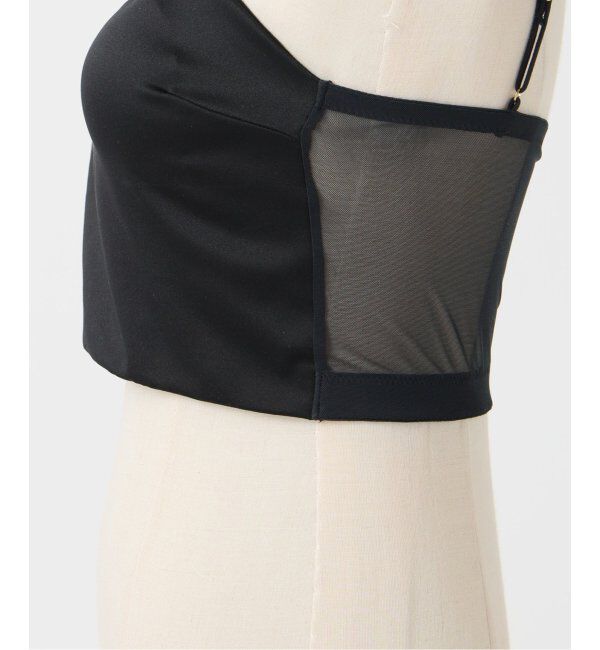 IENA「【EMILY WEEK &times; IENA】サテン クロップドバンドゥブラ」|インナー|