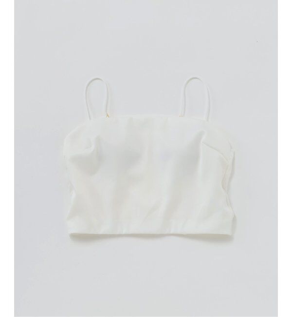 IENA「【EMILY WEEK &times; IENA】サテン クロップドバンドゥブラ」|インナー|