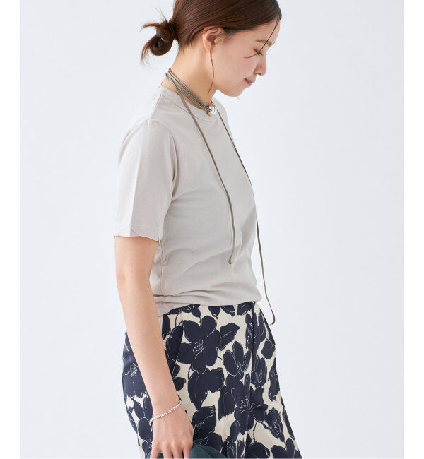 IENA「ATON/エイトン 別注 FRESCA SINGLE JERSEY Tシャツ」|Tシャツ・カットソー|