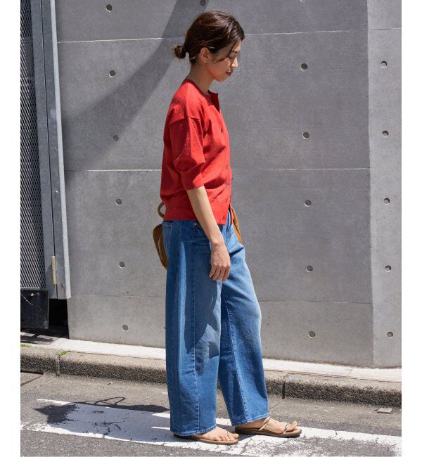 IENA「《追加》LEVITAクルーカーディガン」|カーディガン|