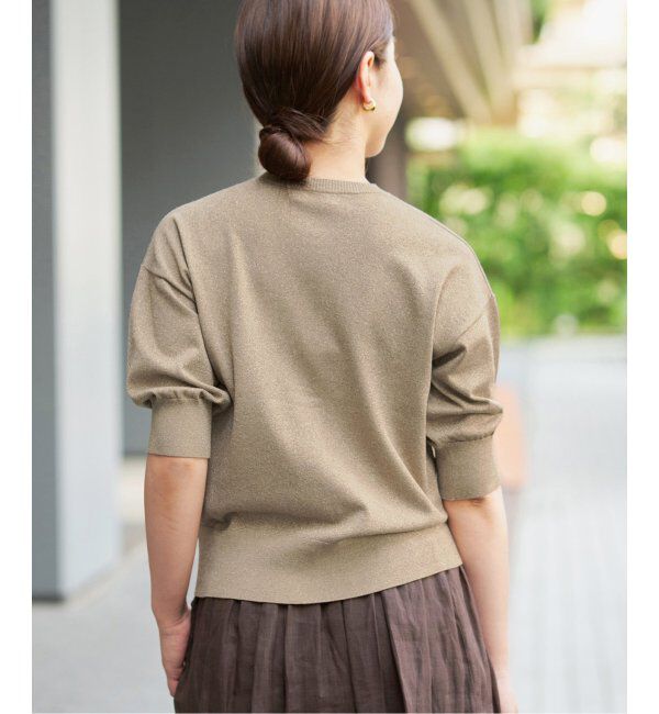 IENA「《追加2》LEVITAクルーカーディガン」|カーディガン|