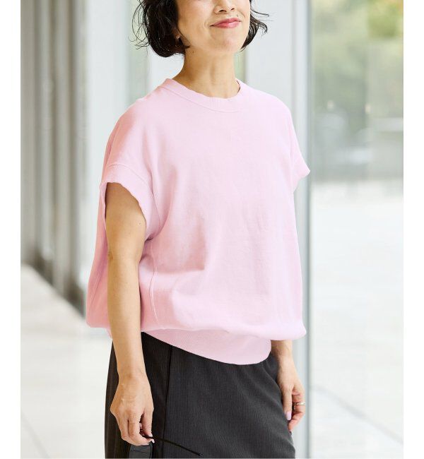 IENA LA BOUCLE「IENA LA BOUCLE 裏毛スリーブレスカットソー」|Tシャツ・カットソー|