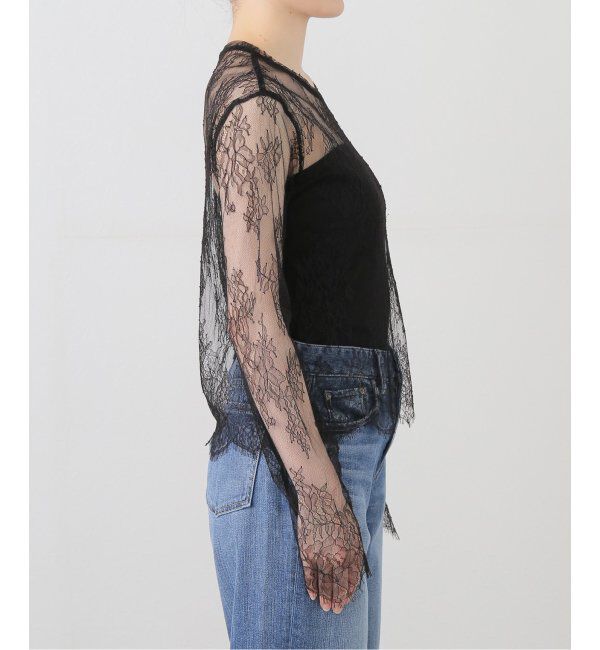 IENA「Maison IENAリバーレースTブラウス」|シャツ・ブラウス|