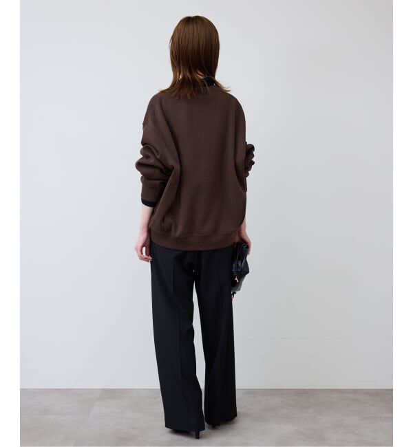 SLOBE IENA「《WEB限定/追加3》ダブルフェイスジャージースナップカーディガン」|カーディガン|