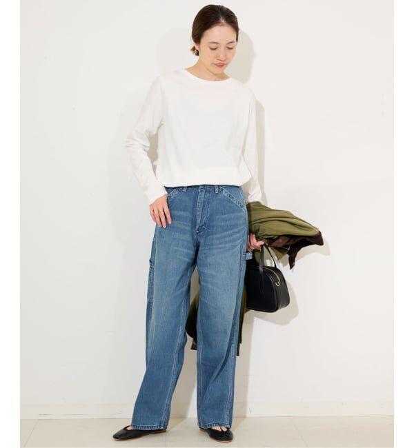 SLOBE IENA「《WEB限定》天竺ベーシックロンTEE」|Tシャツ・カットソー|