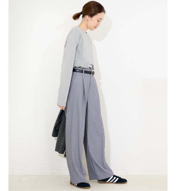 SLOBE IENA「《WEB限定》天竺ベーシックロンTEE」|Tシャツ・カットソー|