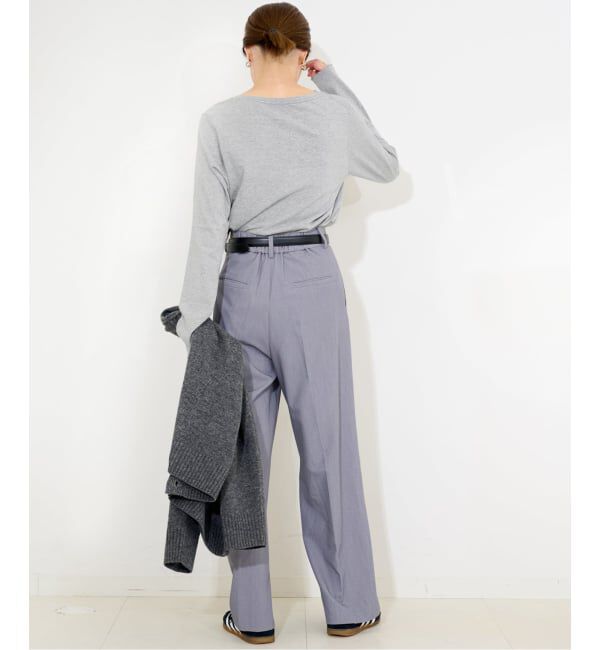 SLOBE IENA「《WEB限定》天竺ベーシックロンTEE」|Tシャツ・カットソー|