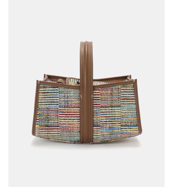 IENA「《別注》A VACATION/ア ヴァケーション SEE SAW BAG LINE CHECK」|ハンドバッグ|