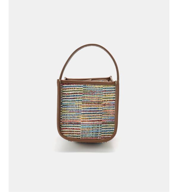 IENA「《別注》A VACATION/ア ヴァケーション SEE SAW BAG LINE CHECK」|ハンドバッグ|