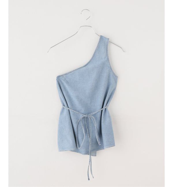 IENA「BASERANGE/ベースレンジ EYE TOP ブラウス」|シャツ・ブラウス|ブルー A