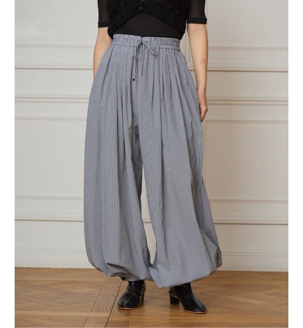 IENA LA BOUCLE「IENA LA BOUCLE ギンガムチェックバルーンレッグパンツ」|その他|