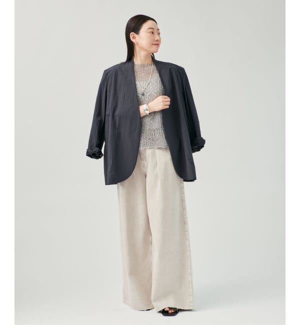 VERMEIL par iena「《予約》ENRICA エンリカ レース柄ニット KNIT225」|ニット・セーター|