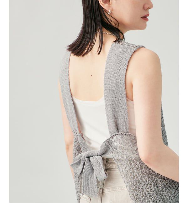 VERMEIL par iena「《予約》ENRICA エンリカ レース柄ニット KNIT225」|ニット・セーター|