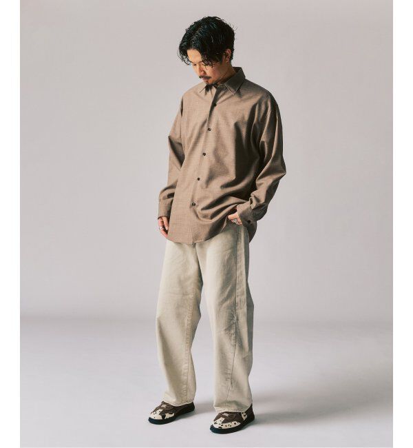 417 EDIFICE「LE JAPON Akita レギュラーウールシャツ」|シャツ・ブラウス|