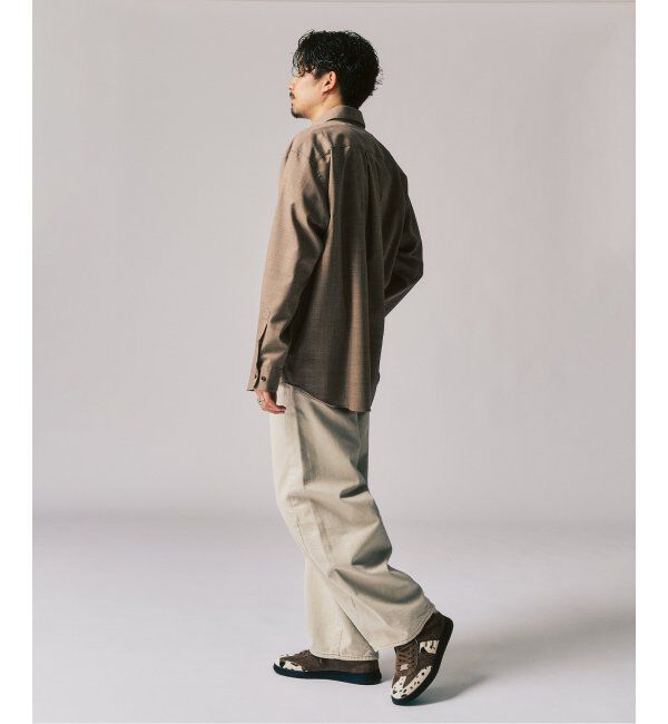 417 EDIFICE「LE JAPON Akita レギュラーウールシャツ」|シャツ・ブラウス|