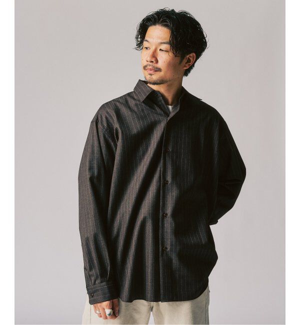 417 EDIFICE「LE JAPON Akita レギュラーウールシャツ」|シャツ・ブラウス|