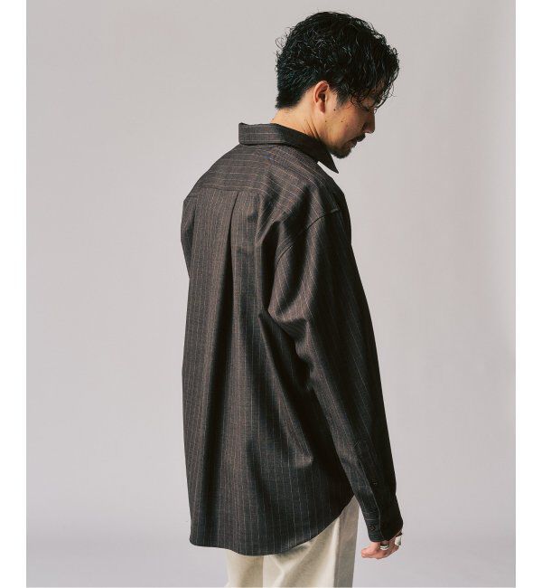 417 EDIFICE「LE JAPON Akita レギュラーウールシャツ」|シャツ・ブラウス|