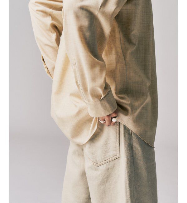 417 EDIFICE「LE JAPON Akita レギュラーウールシャツ」|シャツ・ブラウス|