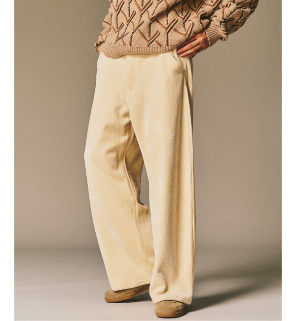 417 EDIFICE「メランジコーデュロイ カーブレッグパンツ」|その他|