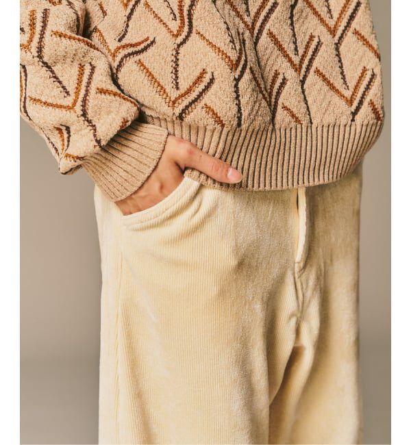 417 EDIFICE「メランジコーデュロイ カーブレッグパンツ」|その他|