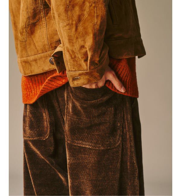 417 EDIFICE「メランジコーデュロイ カーブレッグパンツ」|その他|