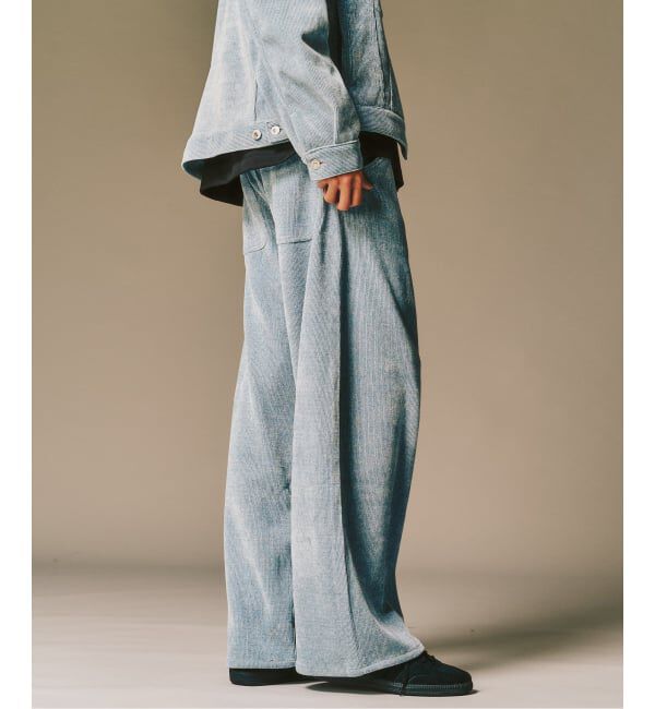 417 EDIFICE「メランジコーデュロイ カーブレッグパンツ」|その他|