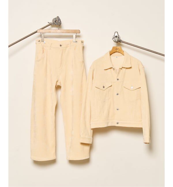 417 EDIFICE「メランジコーデュロイ カーブレッグパンツ」|その他|